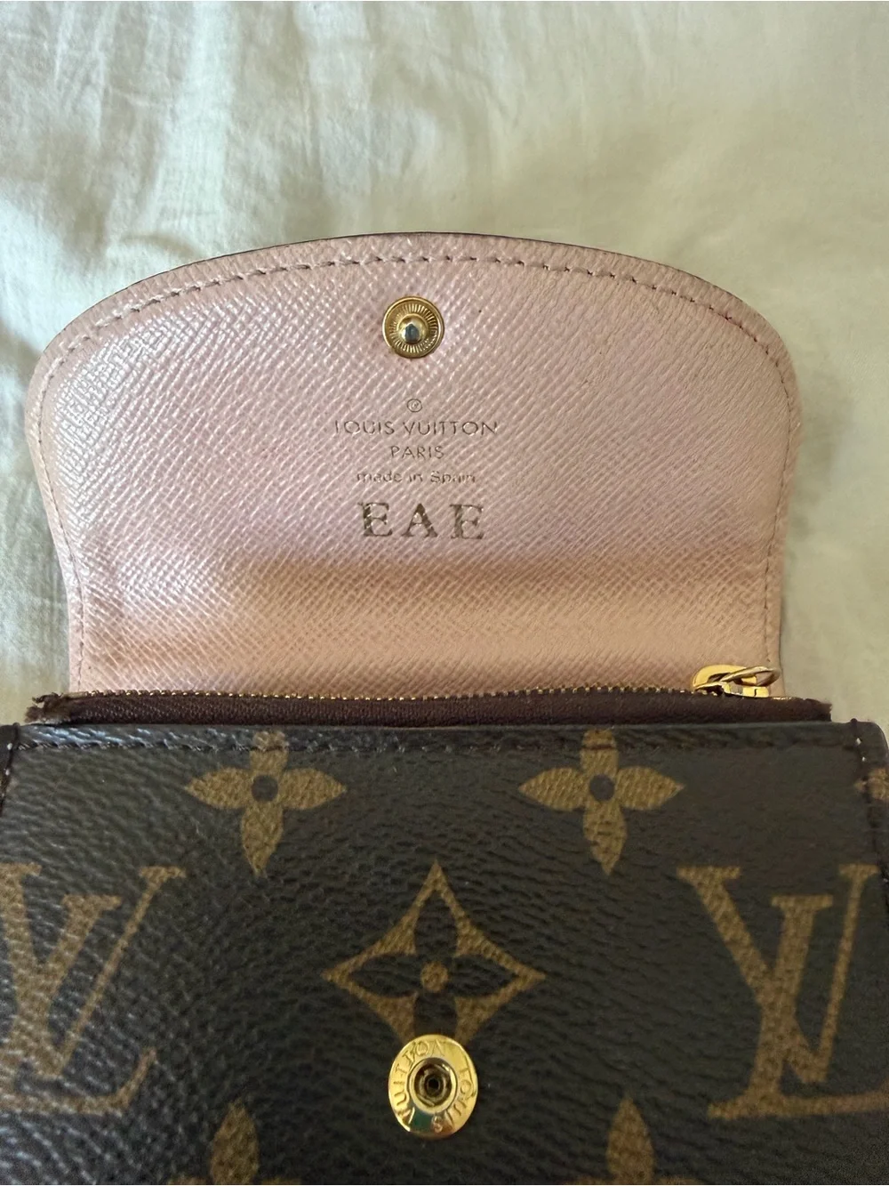 Louis Vuitton Victorine Wallet Monogram Canvas Rose Ballerine